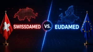 swissdamed vs. EUDAMED - Alignment and Key Differences