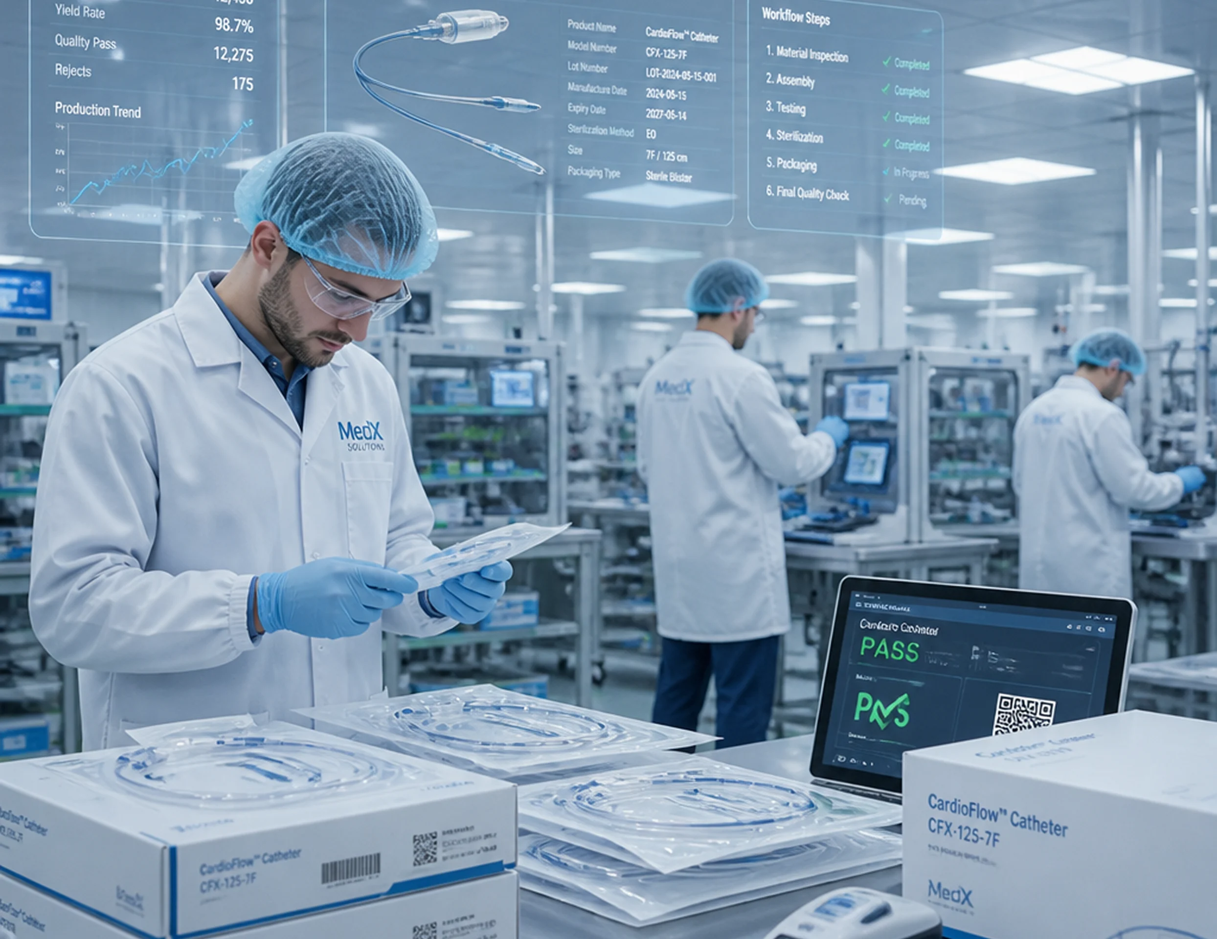 Medical Device Manufacturers engaging with a medical device and its product data