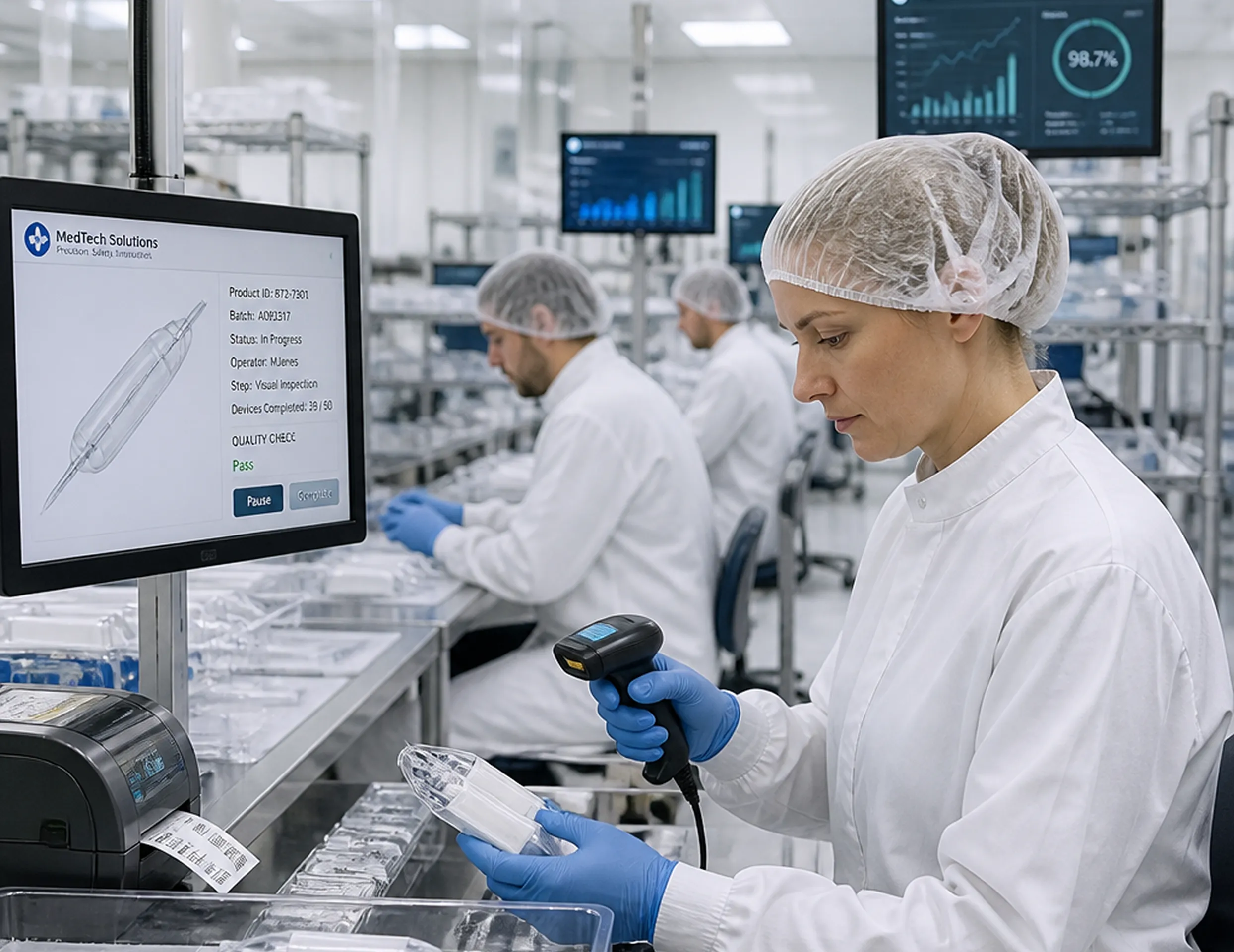 Medical Device Manufacturers engaging with a medical device and its product data