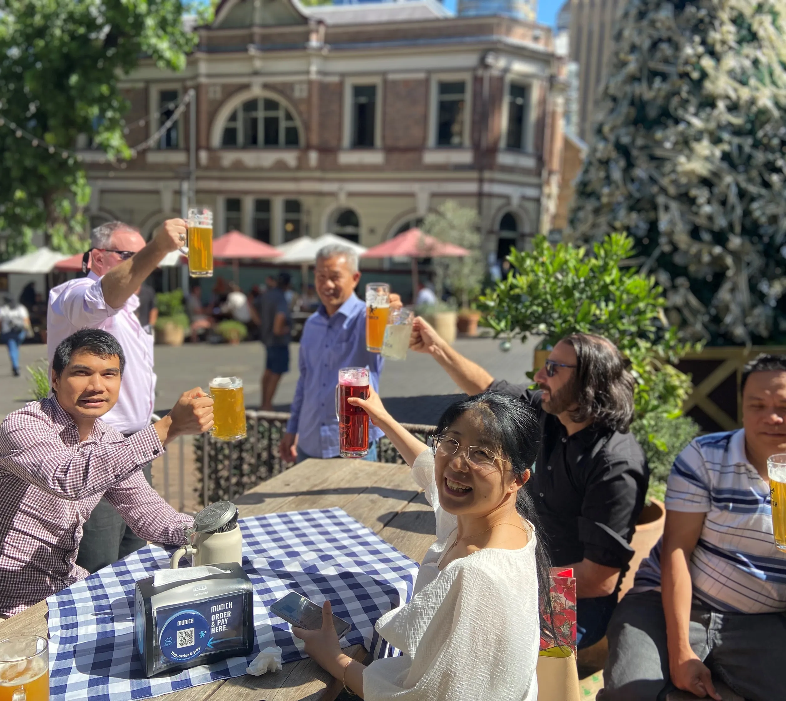 Innovit employees enjoying a social gathering