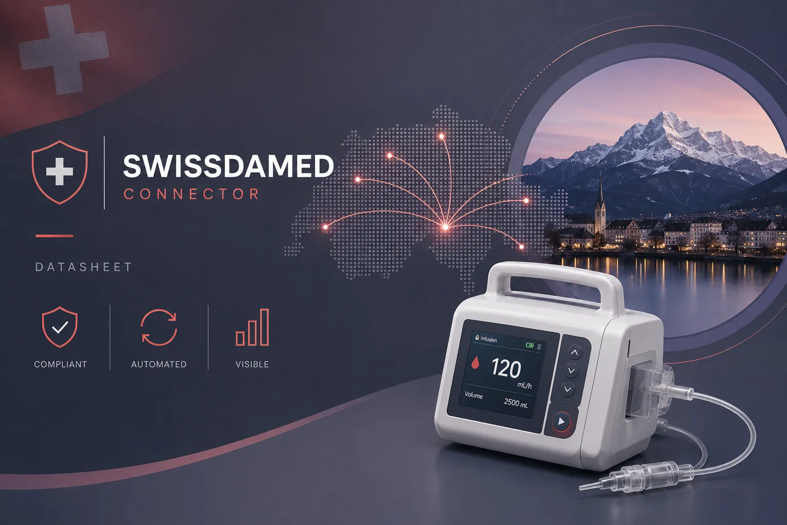 SWISSDAMED Connector Datasheet