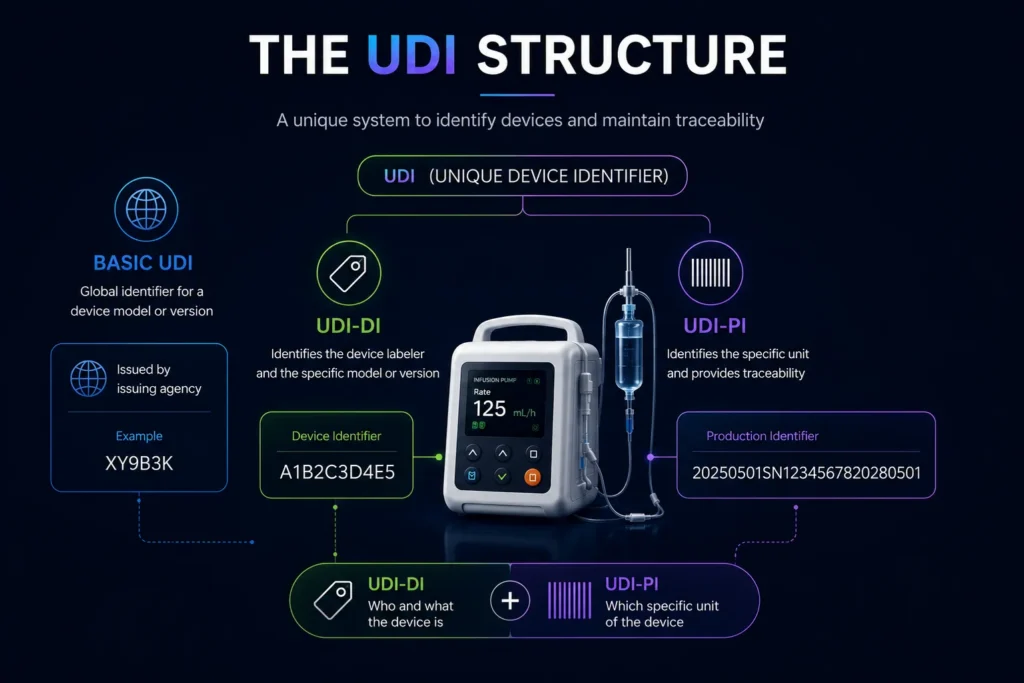 UDI structure for EUDAMED